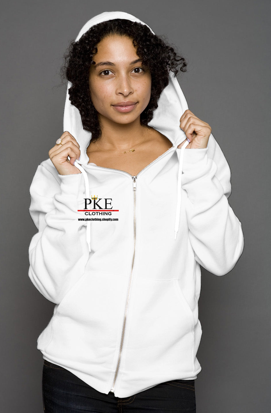 PKE CLOTHING Unisex Zip Hoody